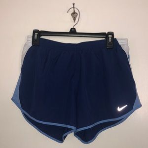 Blue nike shorts